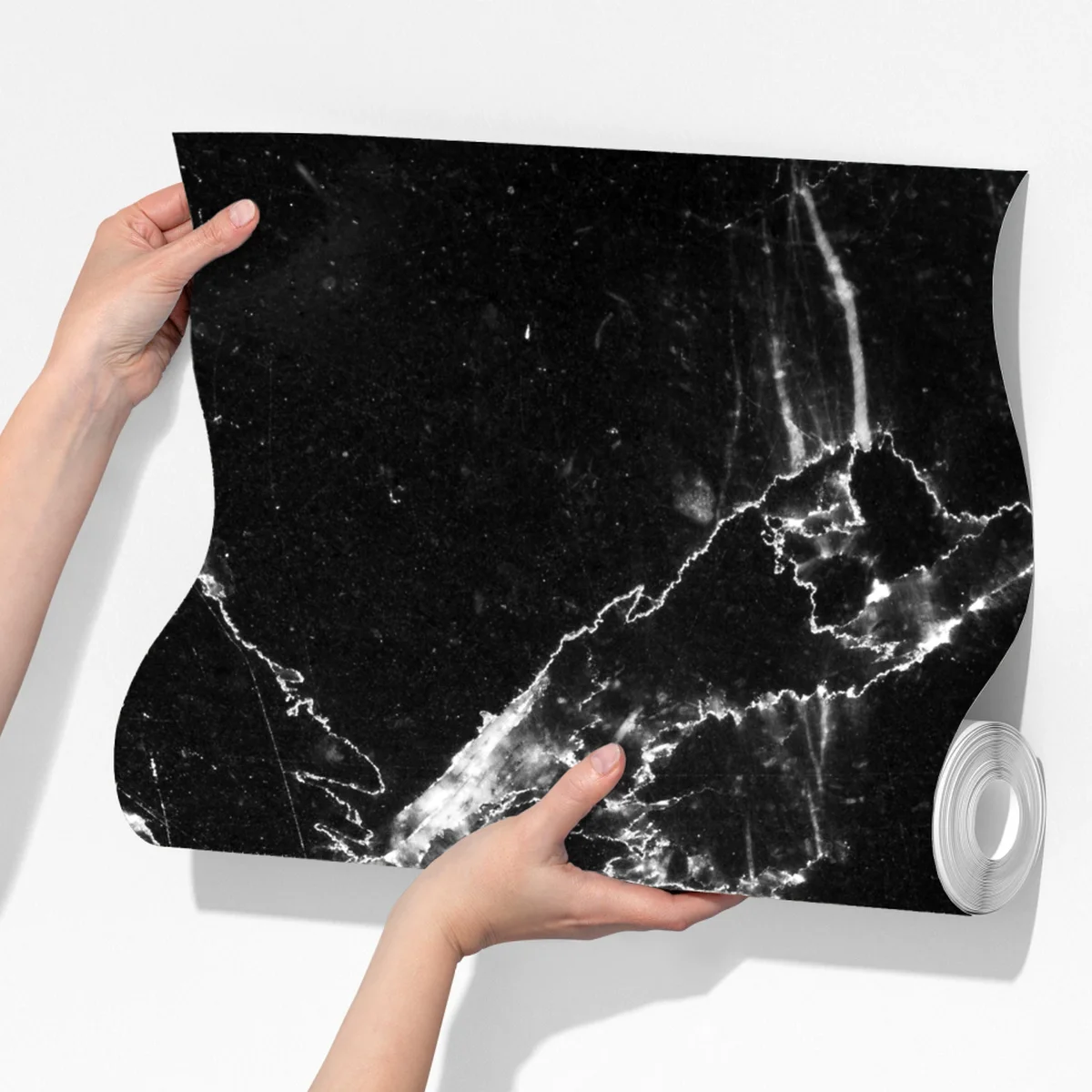 Fototapete schwarzer marmor mit adern Fototapete schwarzer marmor mit adern