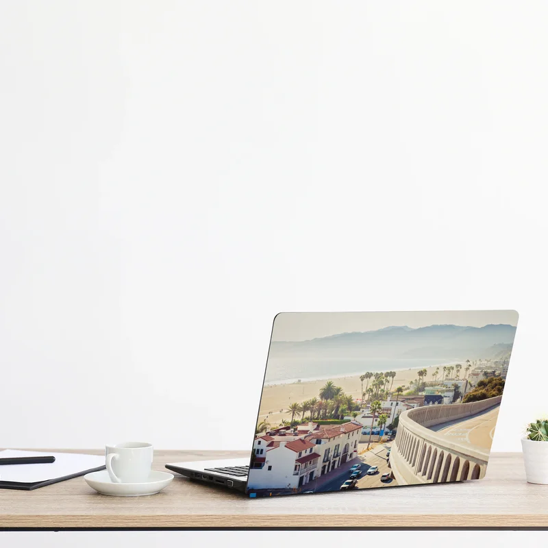 Laptop-Aufkleber Santa Monica küstenpanorama