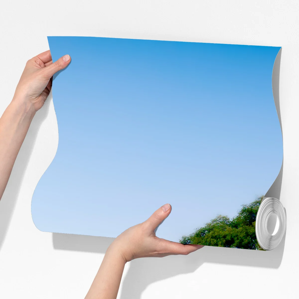 Fototapeta samotne drzewo nad spokojnym jeziorem Fototapeta samotne drzewo nad spokojnym jeziorem