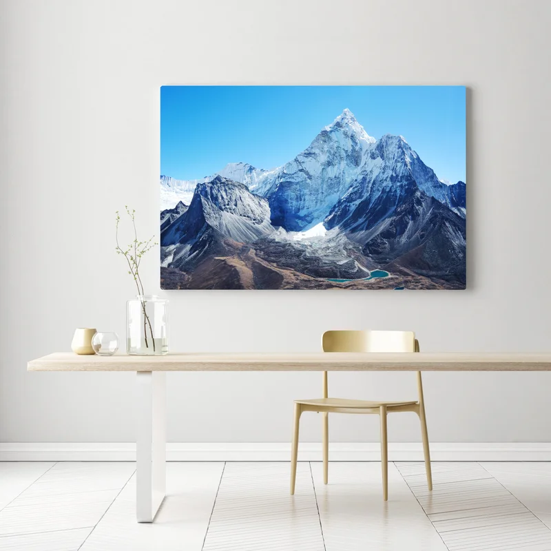Leinwandbild majestätischer schneebedeckter berggipfel Leinwandbild majestätischer schneebedeckter berggipfel