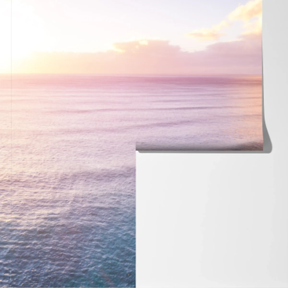 Fototapeta panorama plaży o zachodzie słońca z górami tropikalnymi Fototapeta panorama plaży o zachodzie słońca z górami tropikalnymi