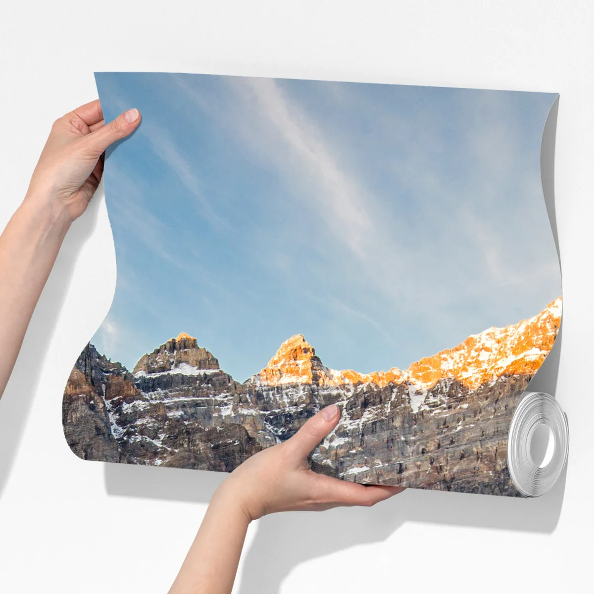 Fototapete alpensee im morgenlicht Fototapete alpensee im morgenlicht