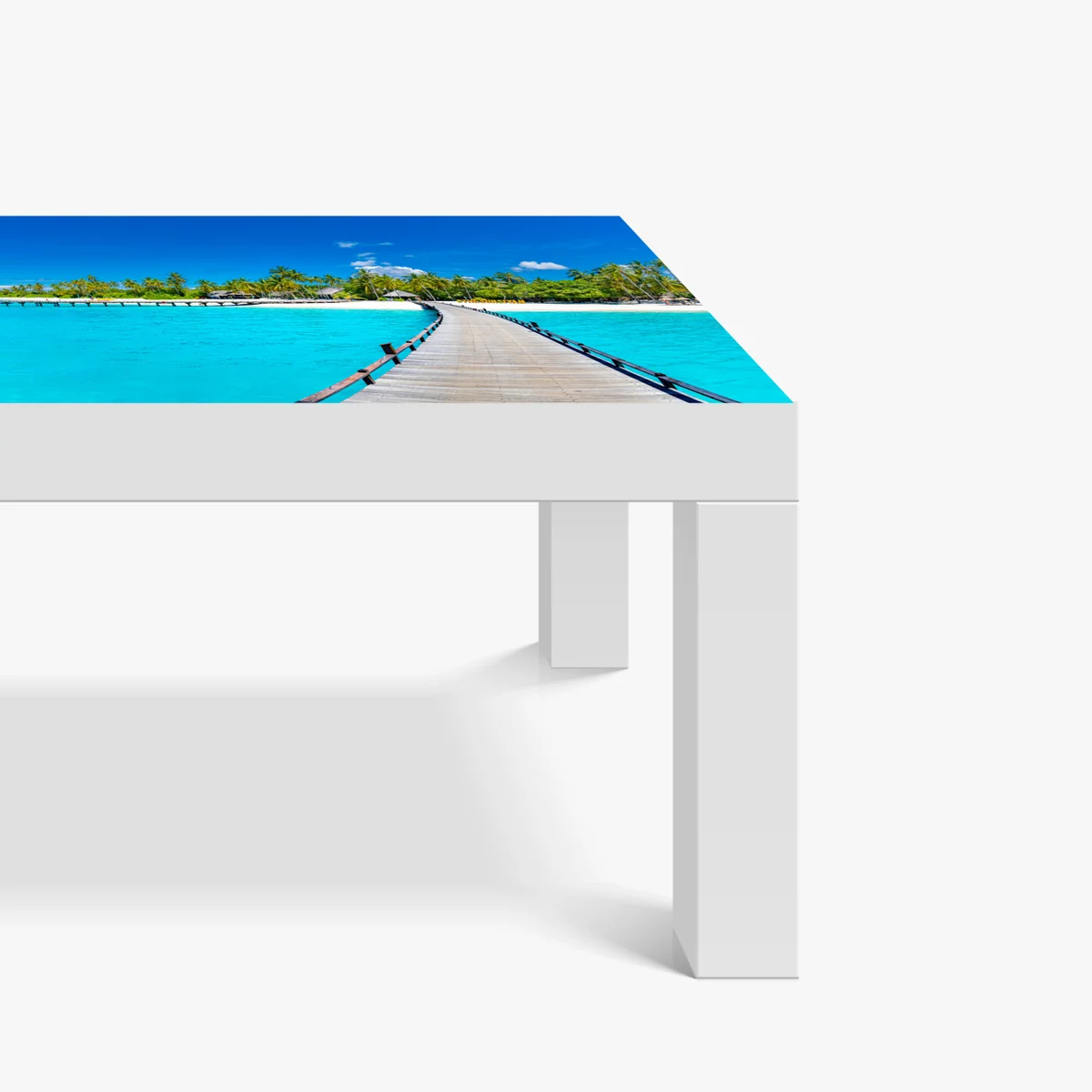 Tischaufkleber und Schreibtischaufkleber tropischer türkiser strand Tischaufkleber und Schreibtischaufkleber tropischer türkiser strand