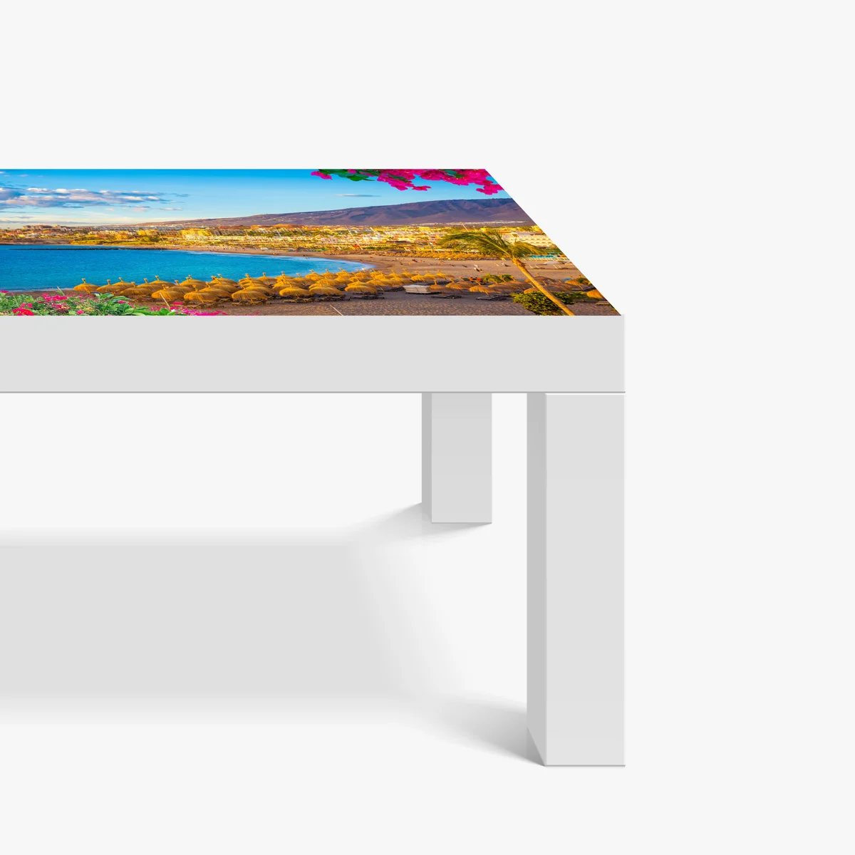 Tischaufkleber und Schreibtischaufkleber sonniger strand Torviscas, Teneriffa Tischaufkleber und Schreibtischaufkleber sonniger strand Torviscas, Teneriffa