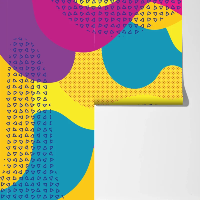 Fototapete leuchtendes abstraktes wellenmuster Fototapete leuchtendes abstraktes wellenmuster