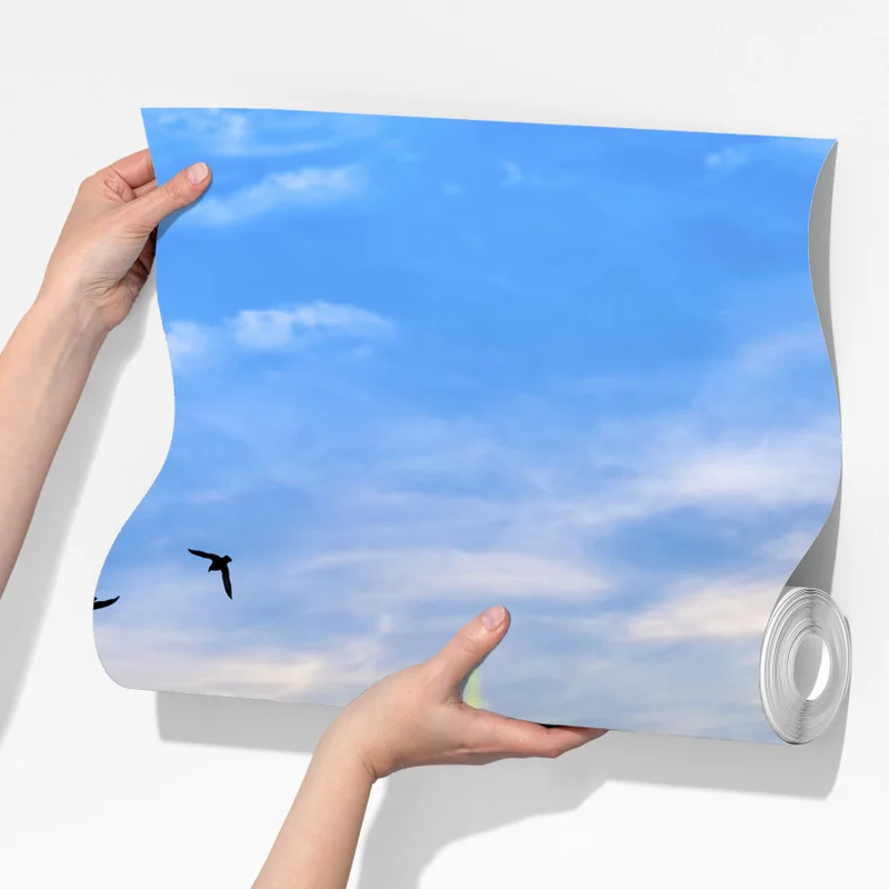 Fototapete sonnenuntergang am see mit boot am steg Fototapete sonnenuntergang am see mit boot am steg