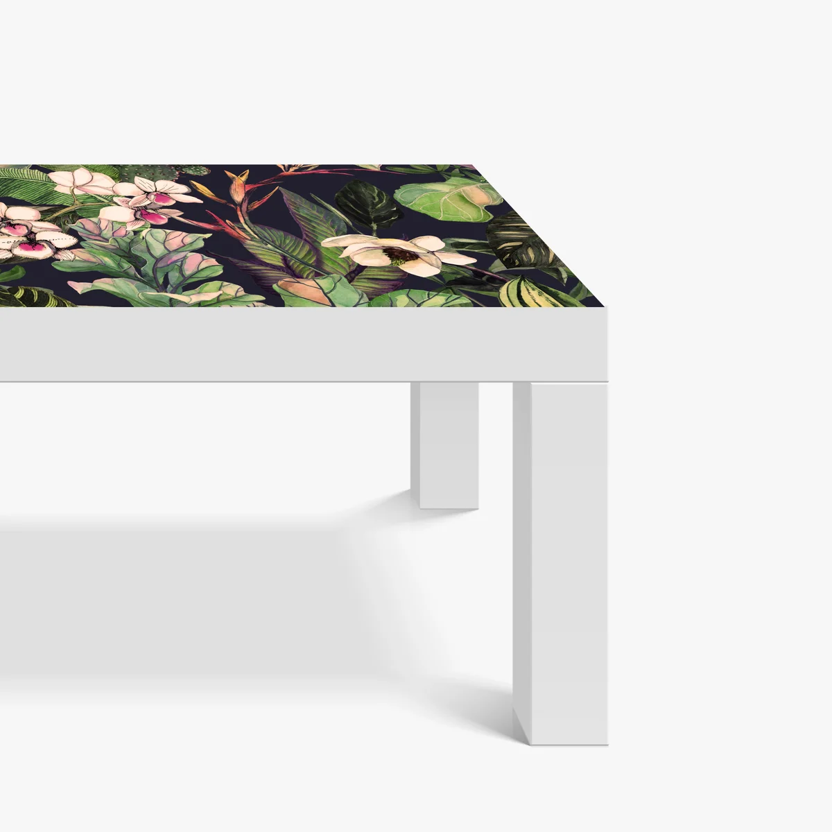 Tischaufkleber und Schreibtischaufkleber tropisches aquarell botanikmuster Tischaufkleber und Schreibtischaufkleber tropisches aquarell botanikmuster