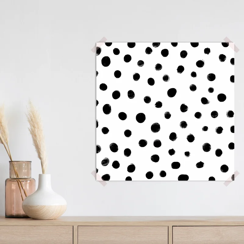 Poster monochromes punktmuster • Poster bei Wallnifity® Poster monochromes punktmuster • Poster bei Wallnifity®