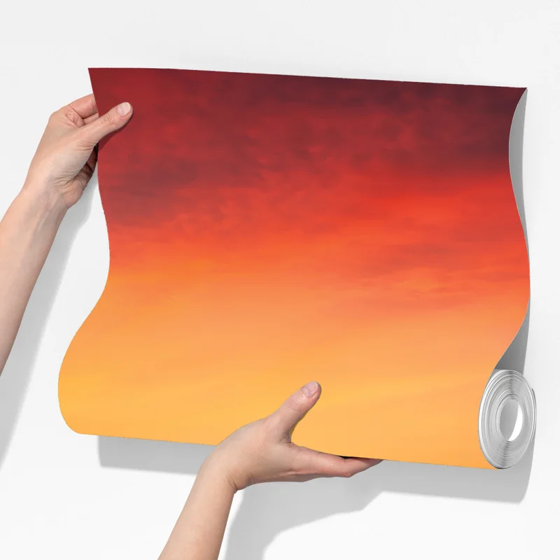 Fototapete goldener sonnenuntergang über ruhigem strand Fototapete goldener sonnenuntergang über ruhigem strand