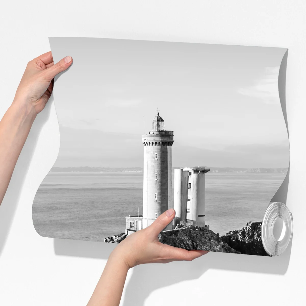 Fototapete leuchtturm auf felsiger küste Fototapete leuchtturm auf felsiger küste