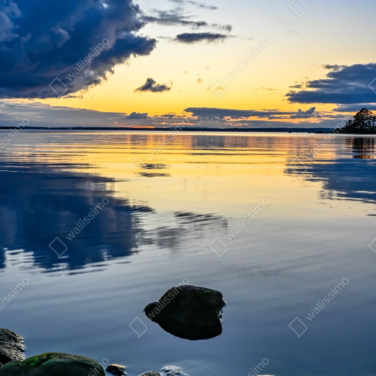 Kühlschrankaufkleber ruhige küstenlandschaft bei sonnenuntergang Kühlschrankaufkleber ruhige küstenlandschaft bei sonnenuntergang