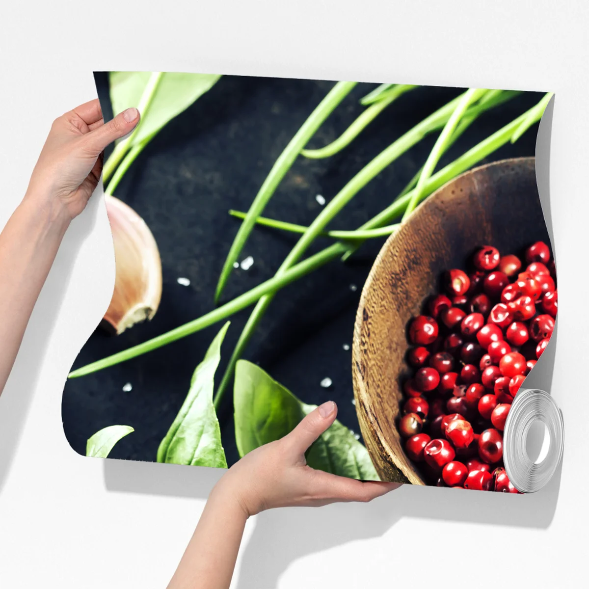 Fototapete lebendige gewürze und frische kräuter Fototapete lebendige gewürze und frische kräuter