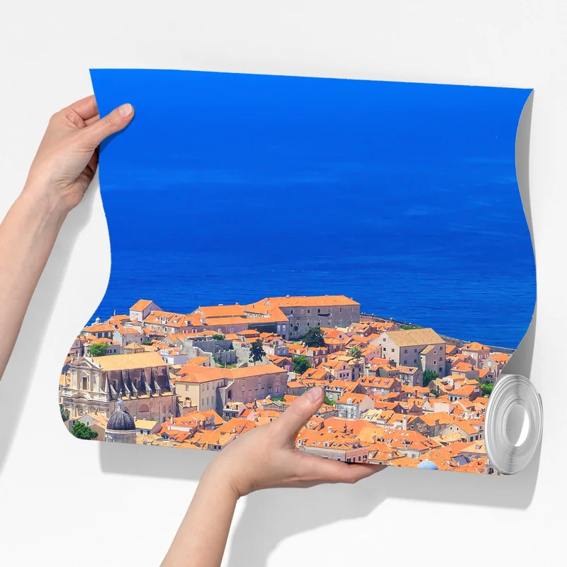 Fototapete Dubrovnik altstadt aus der luft Fototapete Dubrovnik altstadt aus der luft