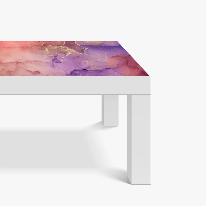 Tischaufkleber und Schreibtischaufkleber ätherische rosa und lila marmoroptik Tischaufkleber und Schreibtischaufkleber ätherische rosa und lila marmoroptik