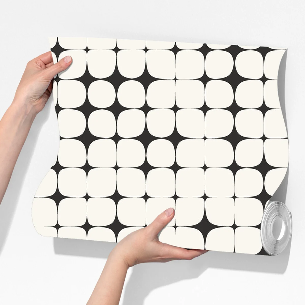 Fototapete monochromes geometrisches punktmuster Fototapete monochromes geometrisches punktmuster