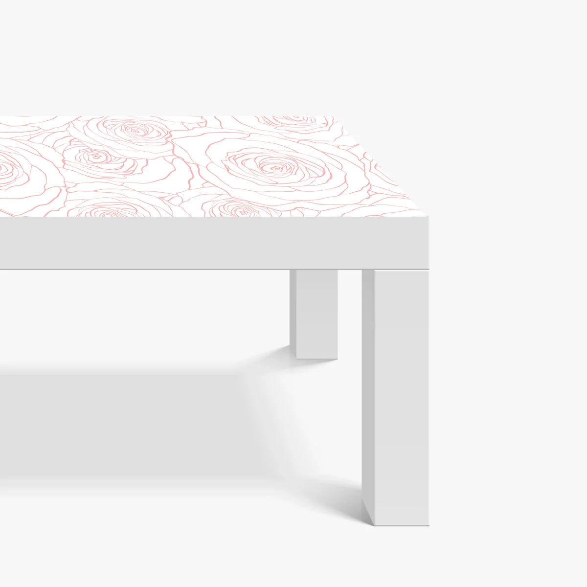 Tischaufkleber und Schreibtischaufkleber zartes muster rosa rosen Tischaufkleber und Schreibtischaufkleber zartes muster rosa rosen