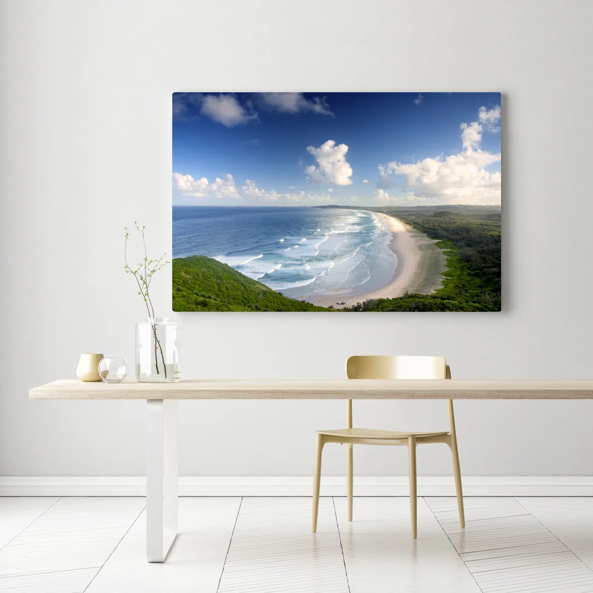 Leinwandbild panorama der küste von Byron Bay Leinwandbild panorama der küste von Byron Bay
