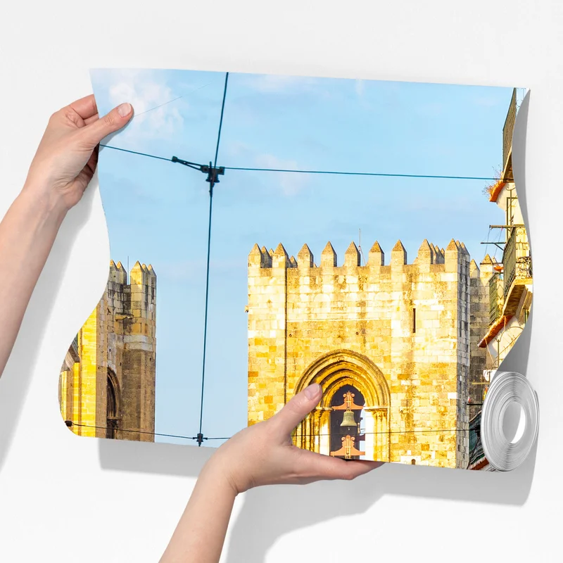 Fototapete sonnige straßenbahnen in Lissabon Fototapete sonnige straßenbahnen in Lissabon