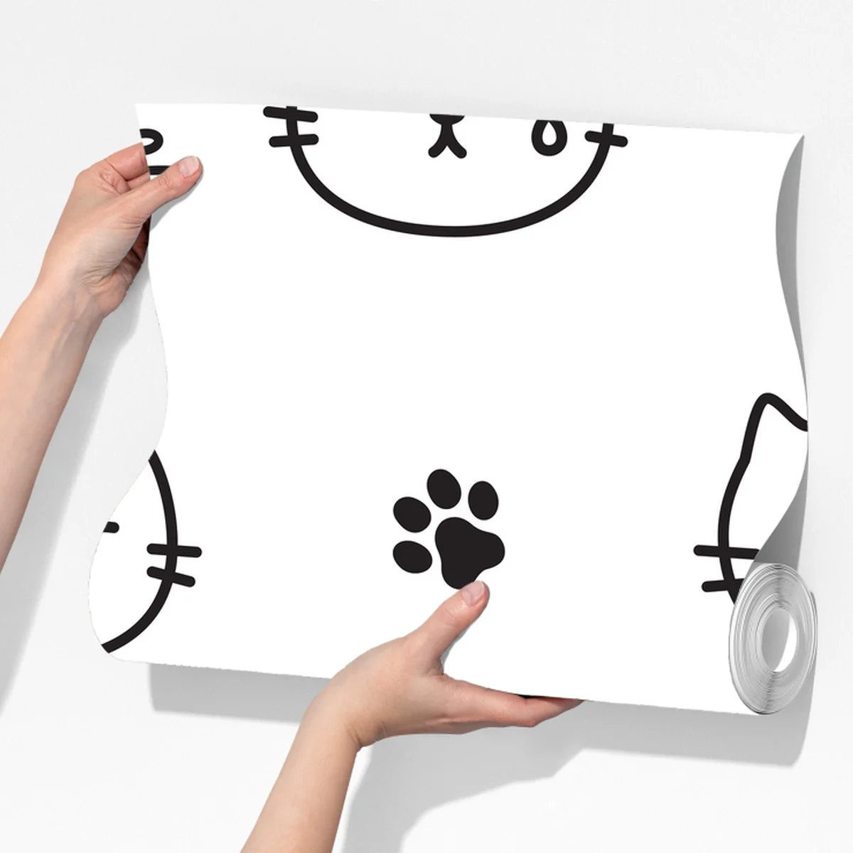 Fototapete verspieltes katzenmuster Fototapete verspieltes katzenmuster