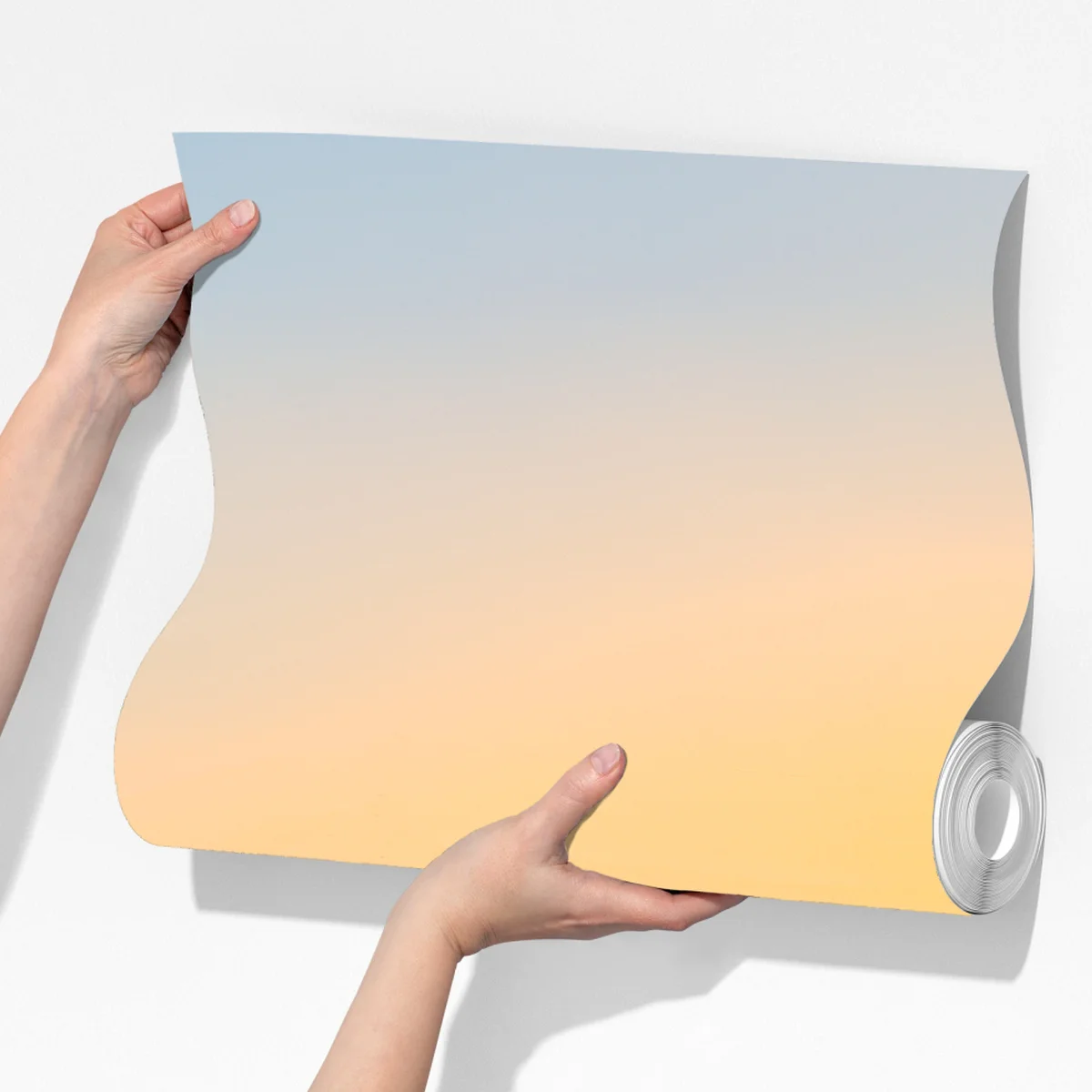 Fototapete bauernhaus auf grünen hügeln, Crete Senesi Fototapete bauernhaus auf grünen hügeln, Crete Senesi