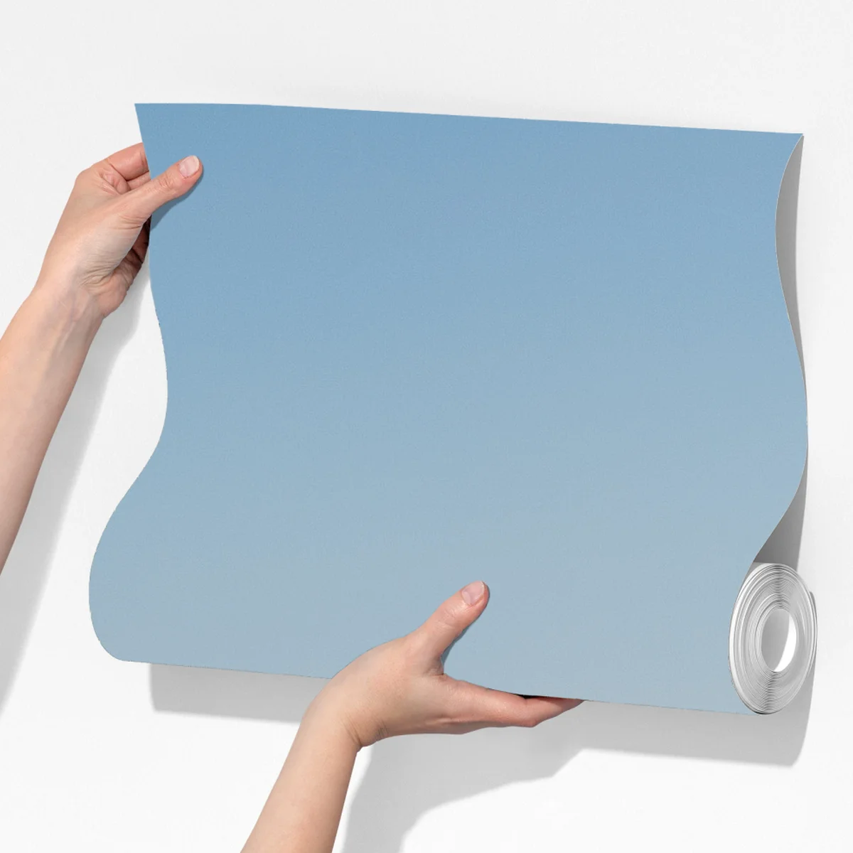 Fototapete luftige wolkenlandschaft im soften blau Fototapete luftige wolkenlandschaft im soften blau