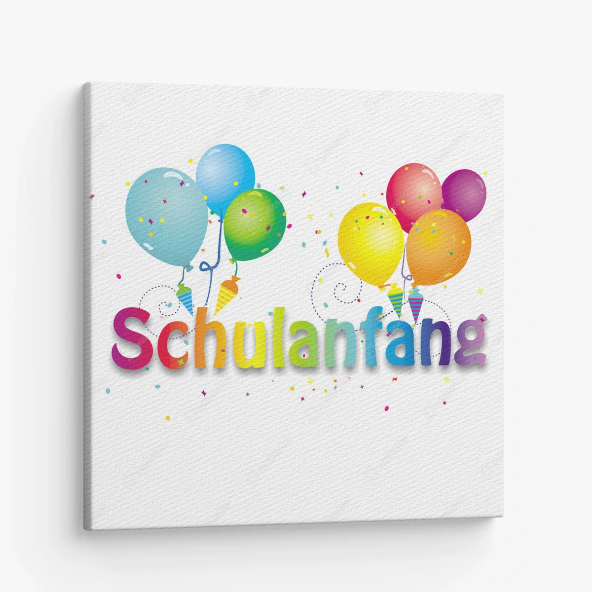 Leinwandbild Schulstart • Leinwandbilder bei Wallnifity® Leinwandbild Schulstart • Leinwandbilder bei Wallnifity®
