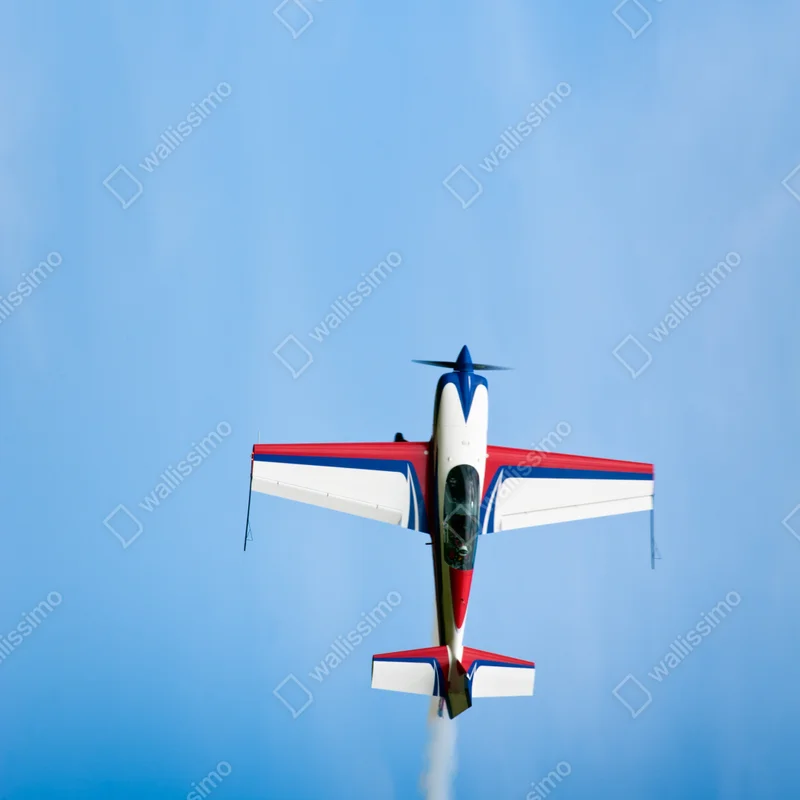 Poster kunstflugzeug im vertikalen aufstieg Poster kunstflugzeug im vertikalen aufstieg