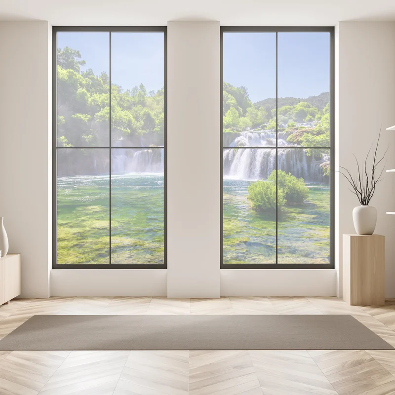 Fensteraufkleber Skradinski Buk wasserfall im Krka Nationalpark