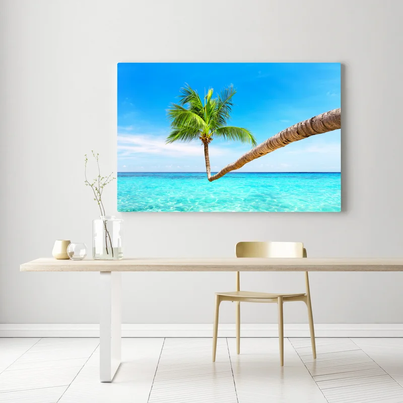 Leinwandbild tropische palme in Punta Cana Leinwandbild tropische palme in Punta Cana