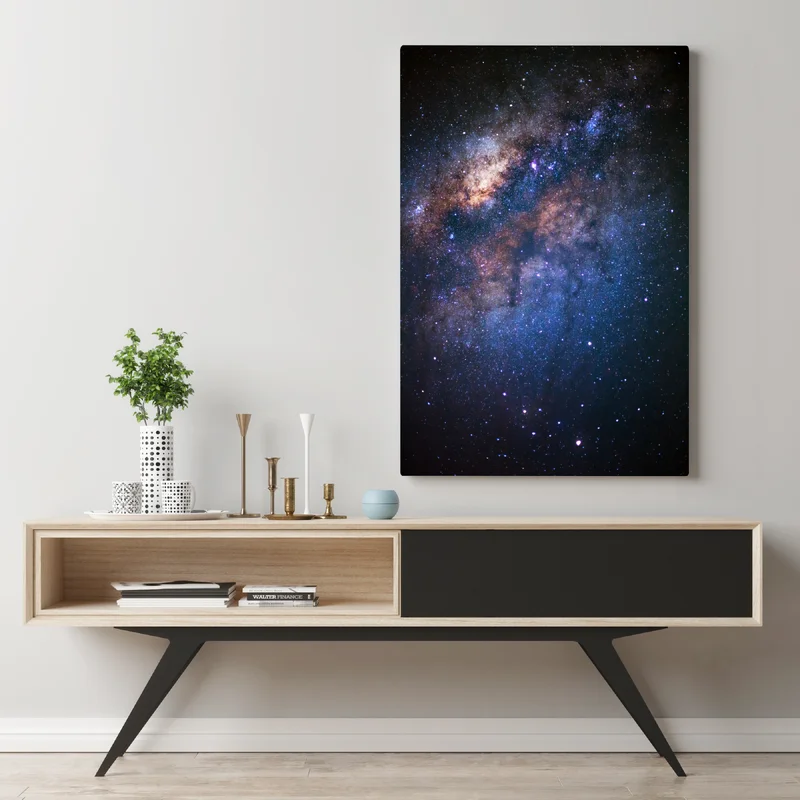 Leinwandbild milchstraße galaxie nachthimmel Leinwandbild milchstraße galaxie nachthimmel