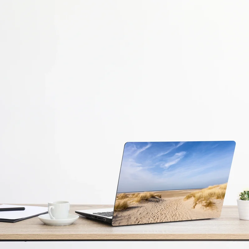 Laptop-Aufkleber ruhige dünen an der deutschen küste