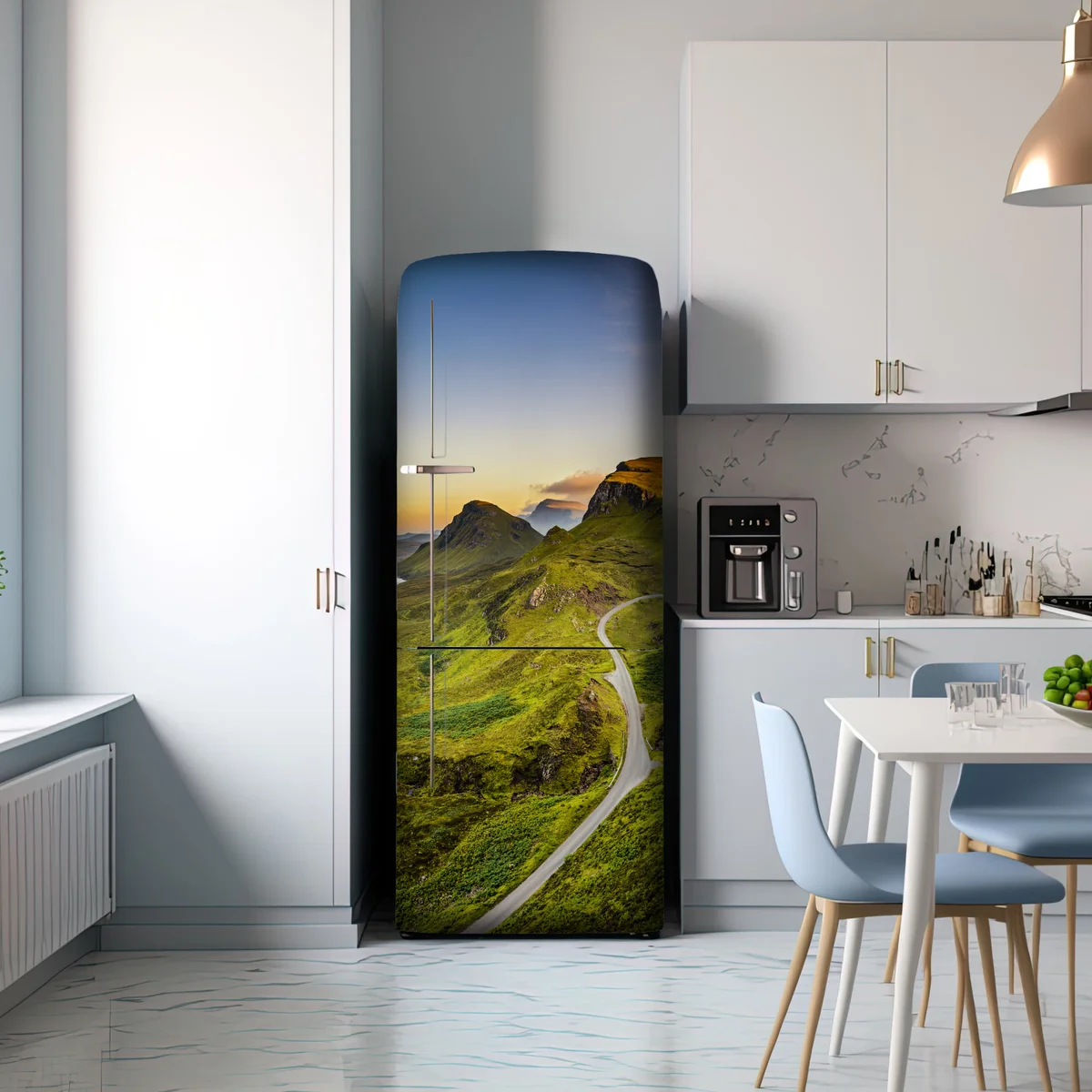 Kühlschrankaufkleber sonnenuntergang über Quiraing, Isle of Skye Kühlschrankaufkleber sonnenuntergang über Quiraing, Isle of Skye
