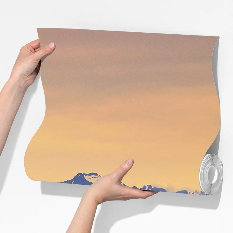 Fototapete ruhige inselspiegelungen bei sonnenuntergang Fototapete ruhige inselspiegelungen bei sonnenuntergang