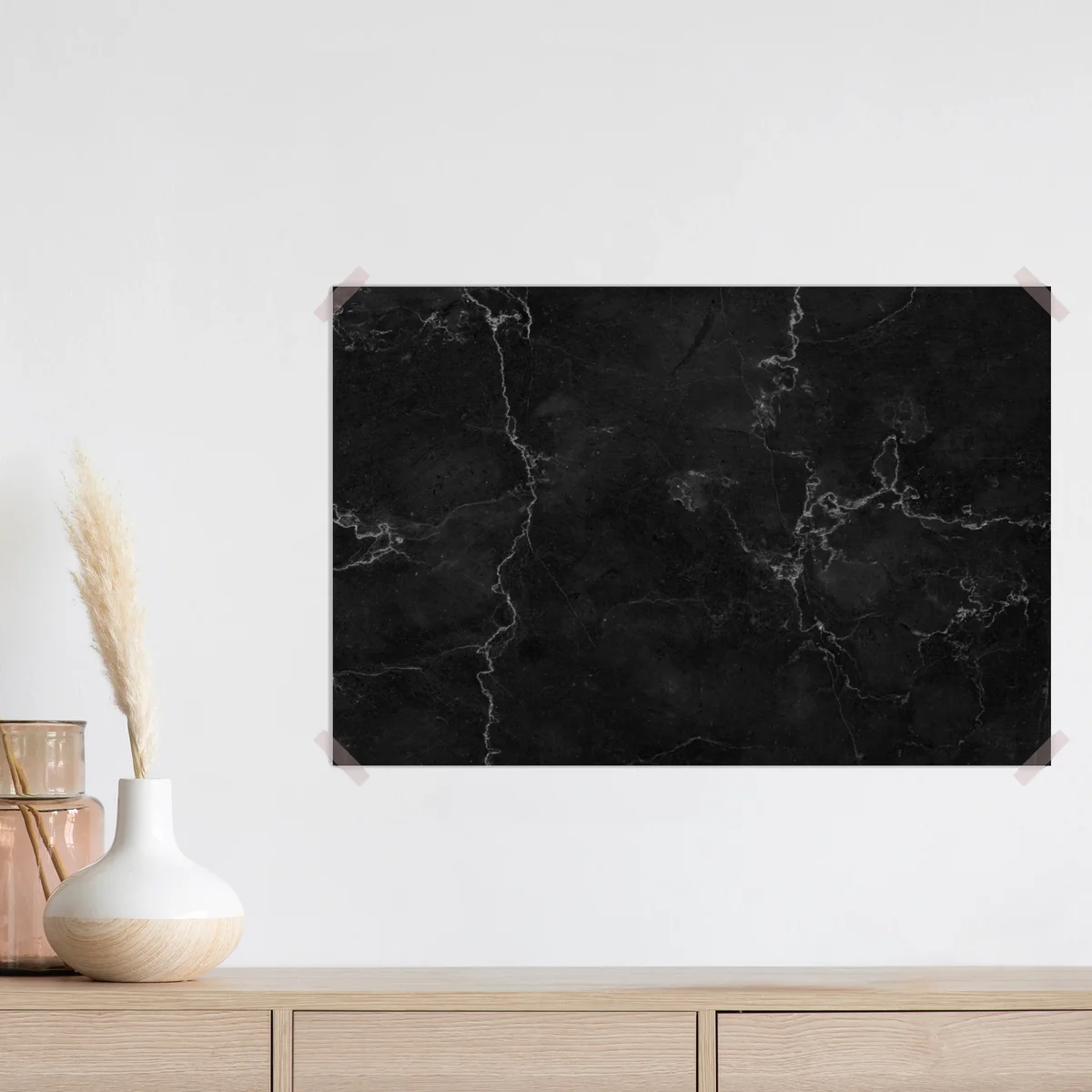 Poster schwarze marmortextur Poster schwarze marmortextur