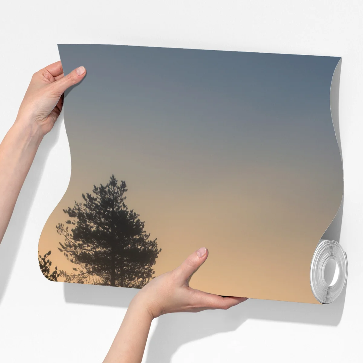 Fototapeta mglisty wschód słońca nad drewnianą kładką Fototapeta mglisty wschód słońca nad drewnianą kładką