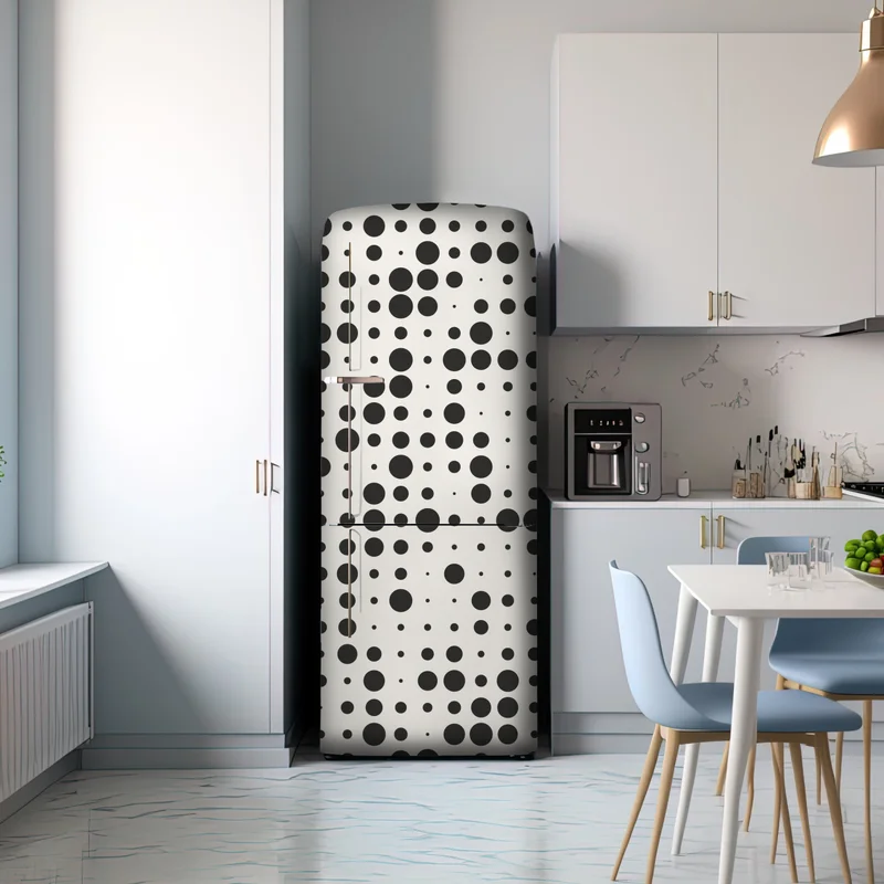 Kühlschrankaufkleber minimalistisches punktmuster