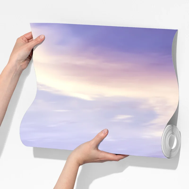 Fototapete rosa flamingos im violetten sonnenuntergang Fototapete rosa flamingos im violetten sonnenuntergang