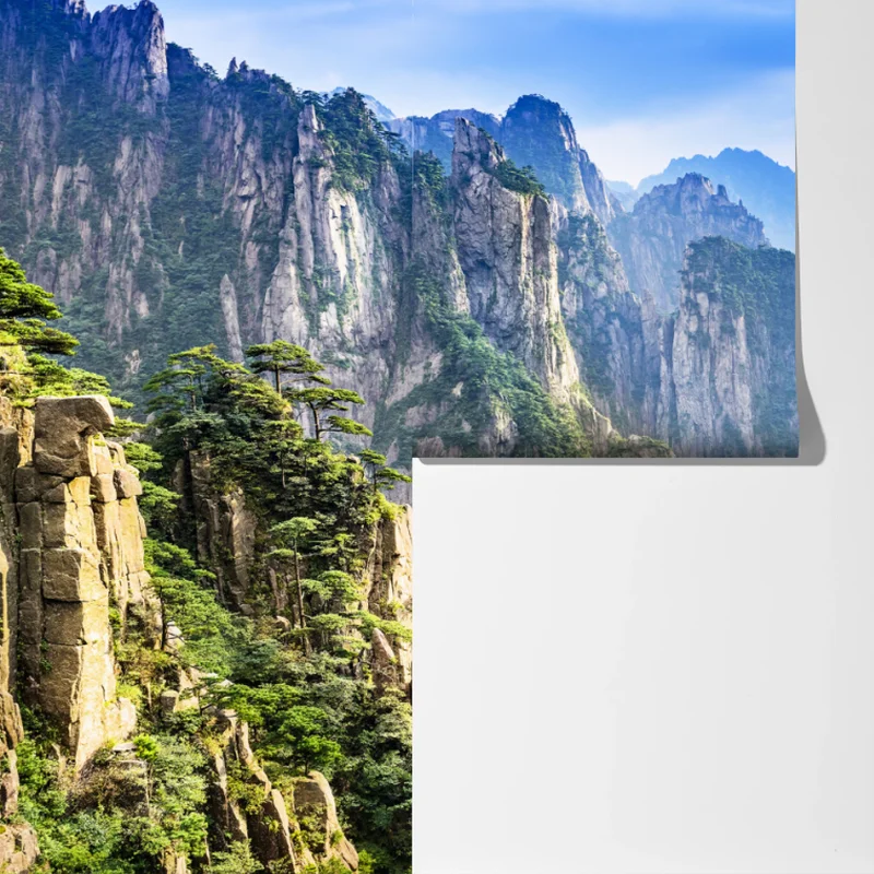 Fototapete nebliges bergpanorama Fototapete nebliges bergpanorama