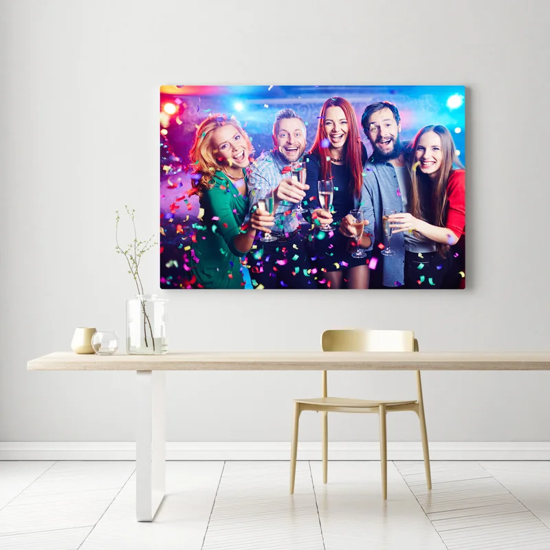 Leinwandbild Menschen mit Sektflöten • Leinwandbilder bei Wallnifity® Leinwandbild Menschen mit Sektflöten • Leinwandbilder bei Wallnifity®