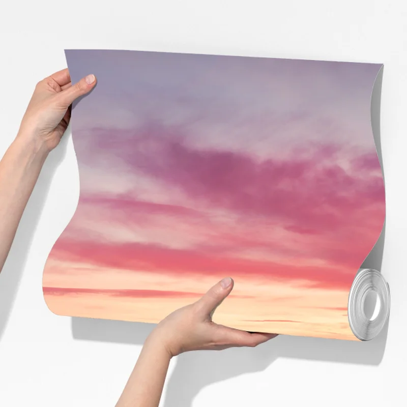 Fototapeta fioletowe wrzosowiska o zachodzie słońca Fototapeta fioletowe wrzosowiska o zachodzie słońca