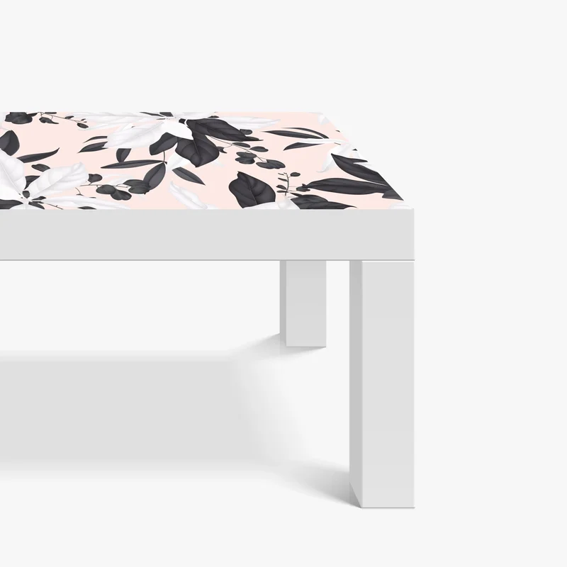 Tischaufkleber und Schreibtischaufkleber zarte pastell botanische blätter Tischaufkleber und Schreibtischaufkleber zarte pastell botanische blätter