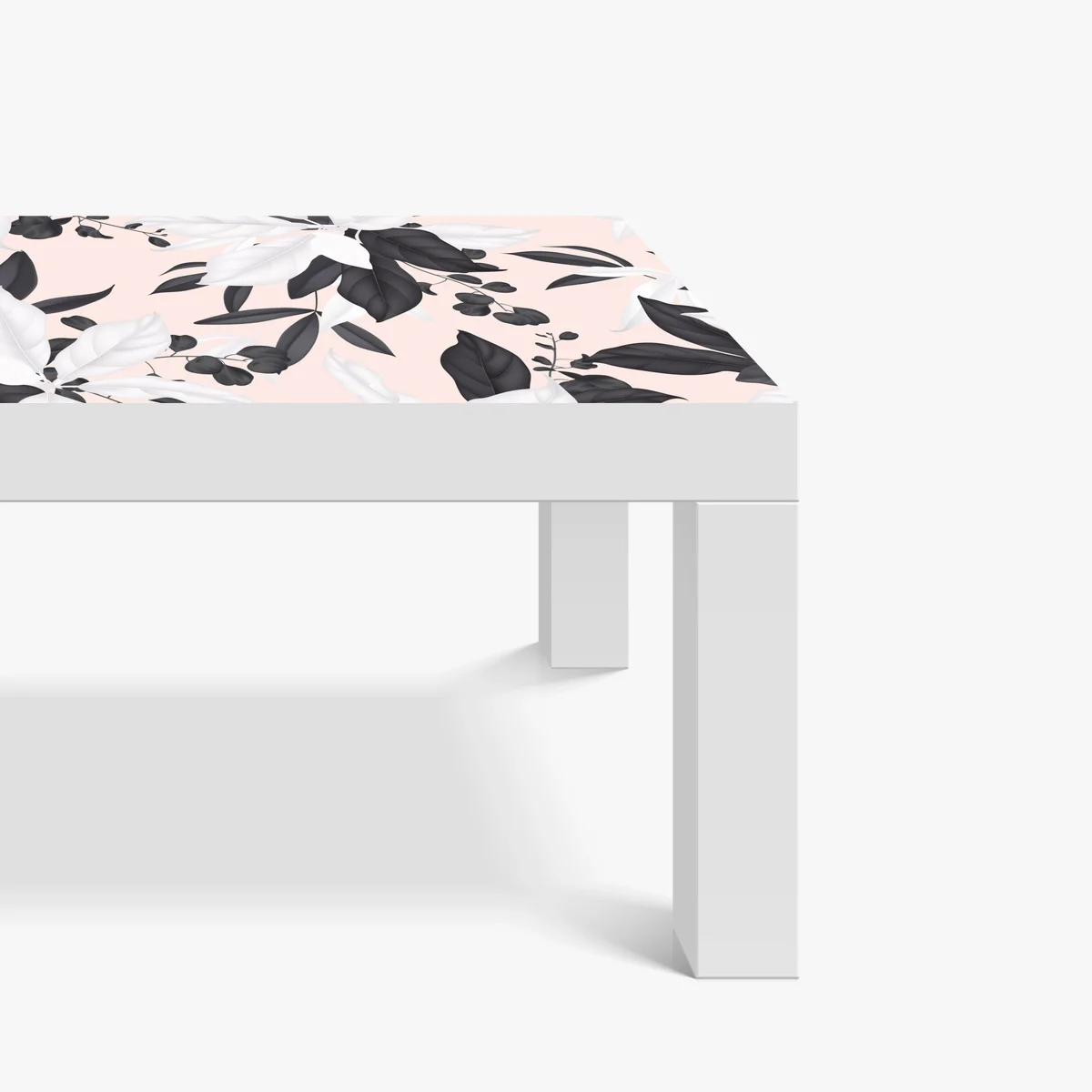 Tischaufkleber und Schreibtischaufkleber zarte pastell botanische blätter Tischaufkleber und Schreibtischaufkleber zarte pastell botanische blätter