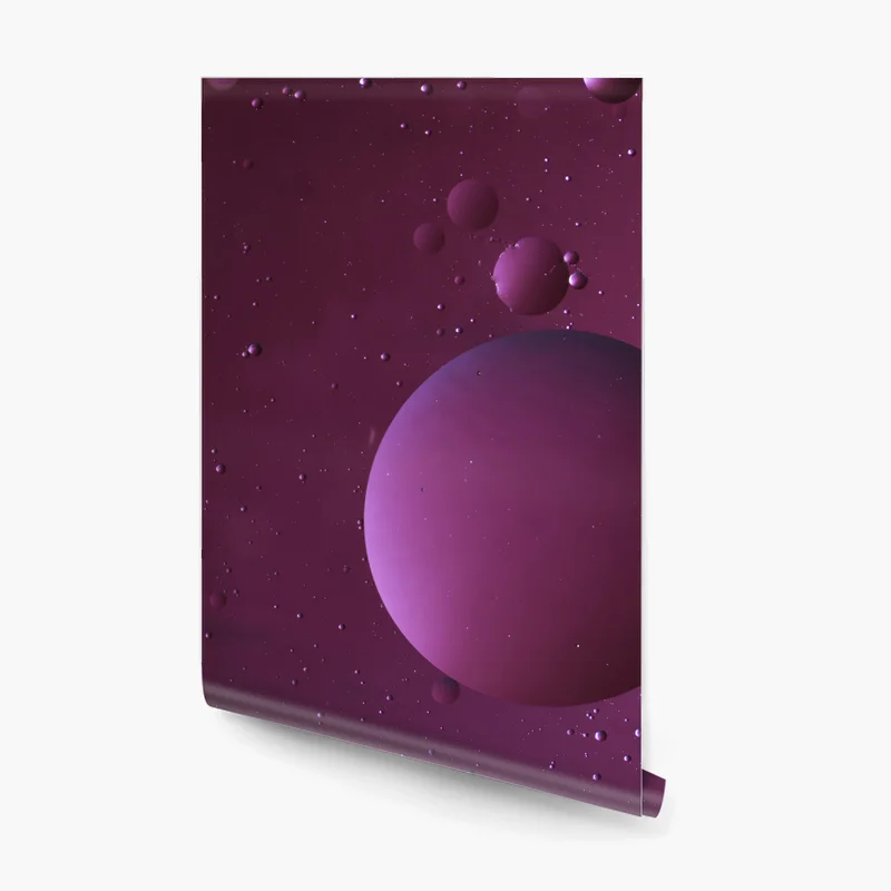 Fototapete violette kosmische sphären abstrakte kunst Fototapete violette kosmische sphären abstrakte kunst