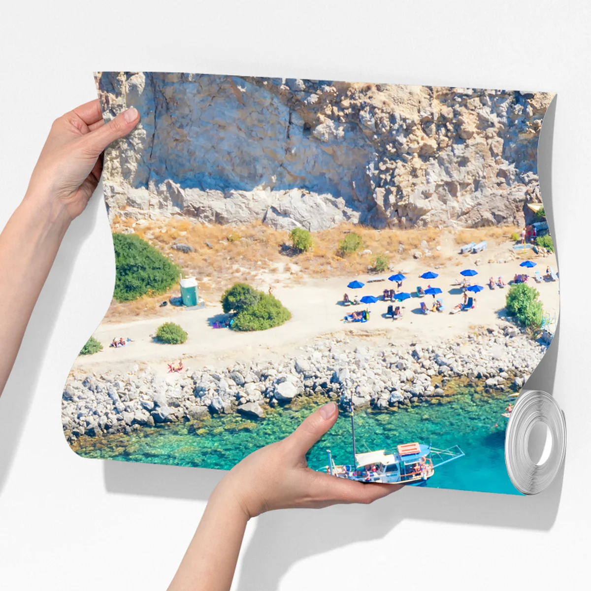 Fototapete luftaufnahme der Anthony Quinn Bucht, Rhodos Fototapete luftaufnahme der Anthony Quinn Bucht, Rhodos