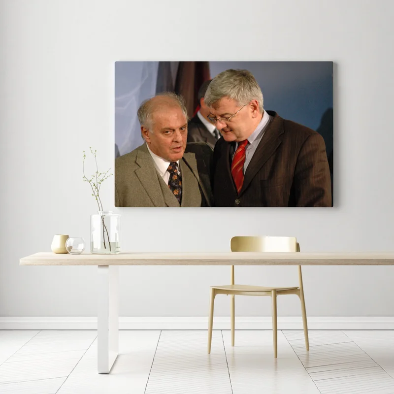 Leinwandbild Daniel Barenboim, Joschka Fischer • Leinwandbilder bei Wallnifity® Leinwandbild Daniel Barenboim, Joschka Fischer • Leinwandbilder bei Wallnifity®