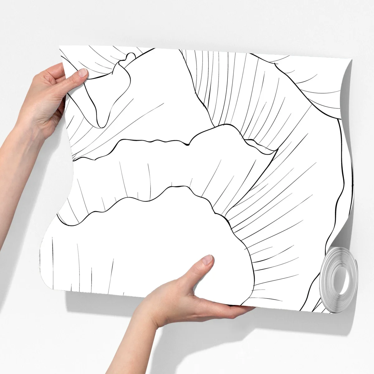 Fototapeta delikatny botaniczny rysunek kwiatowy Fototapeta delikatny botaniczny rysunek kwiatowy