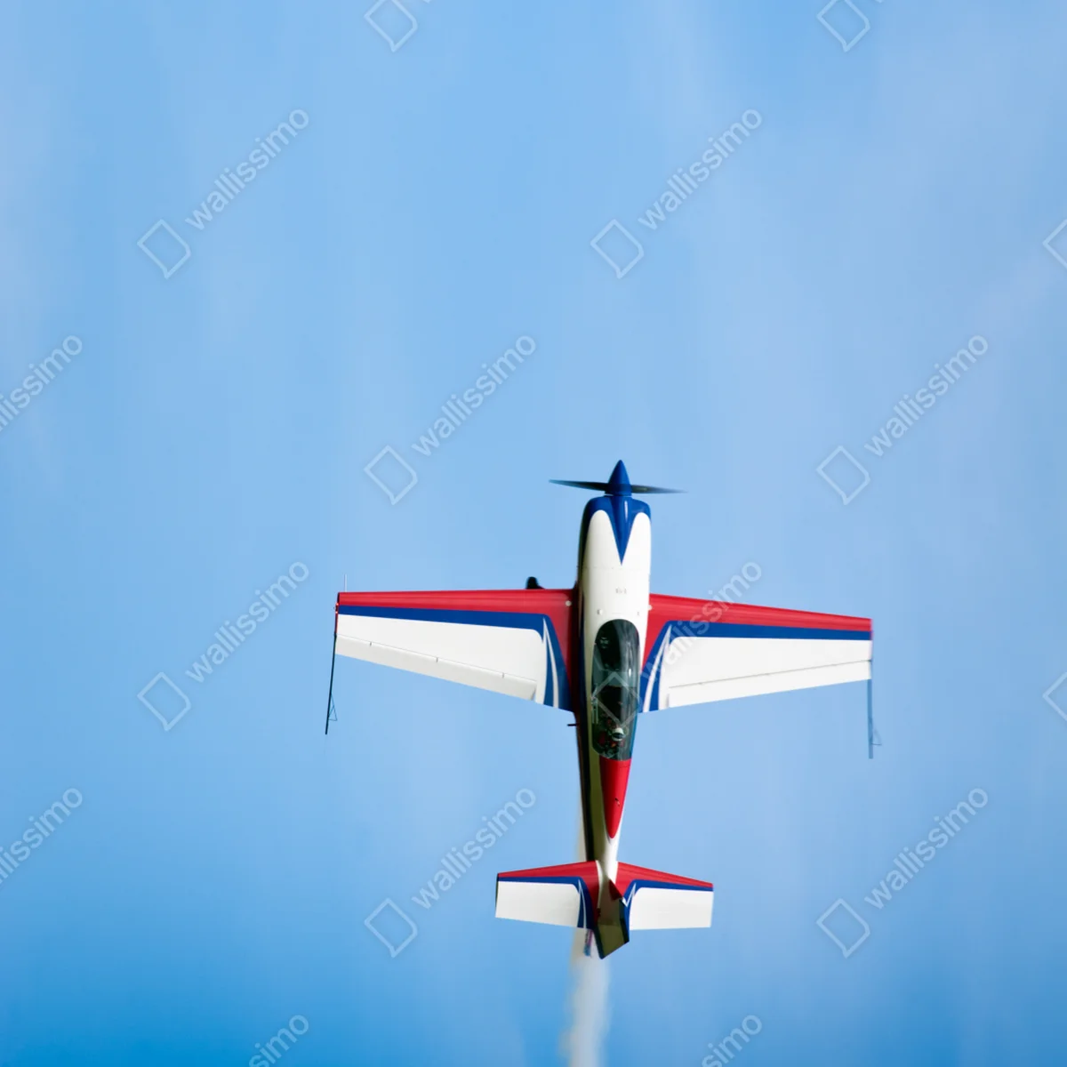 Poster kunstflugzeug im vertikalen aufstieg Poster kunstflugzeug im vertikalen aufstieg