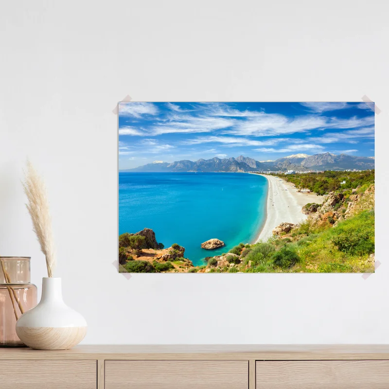 Poster ruhiger strand von Konyaalti, Antalya Poster ruhiger strand von Konyaalti, Antalya