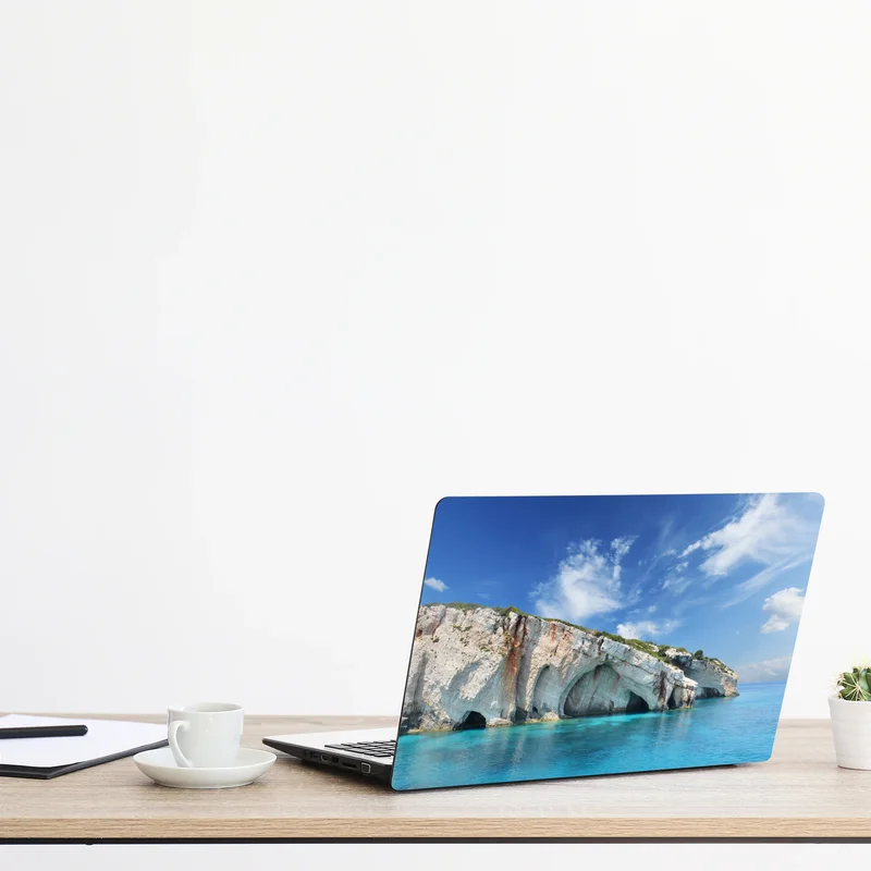 Laptop-Aufkleber blaue höhlen auf Zakynthos Laptop-Aufkleber blaue höhlen auf Zakynthos