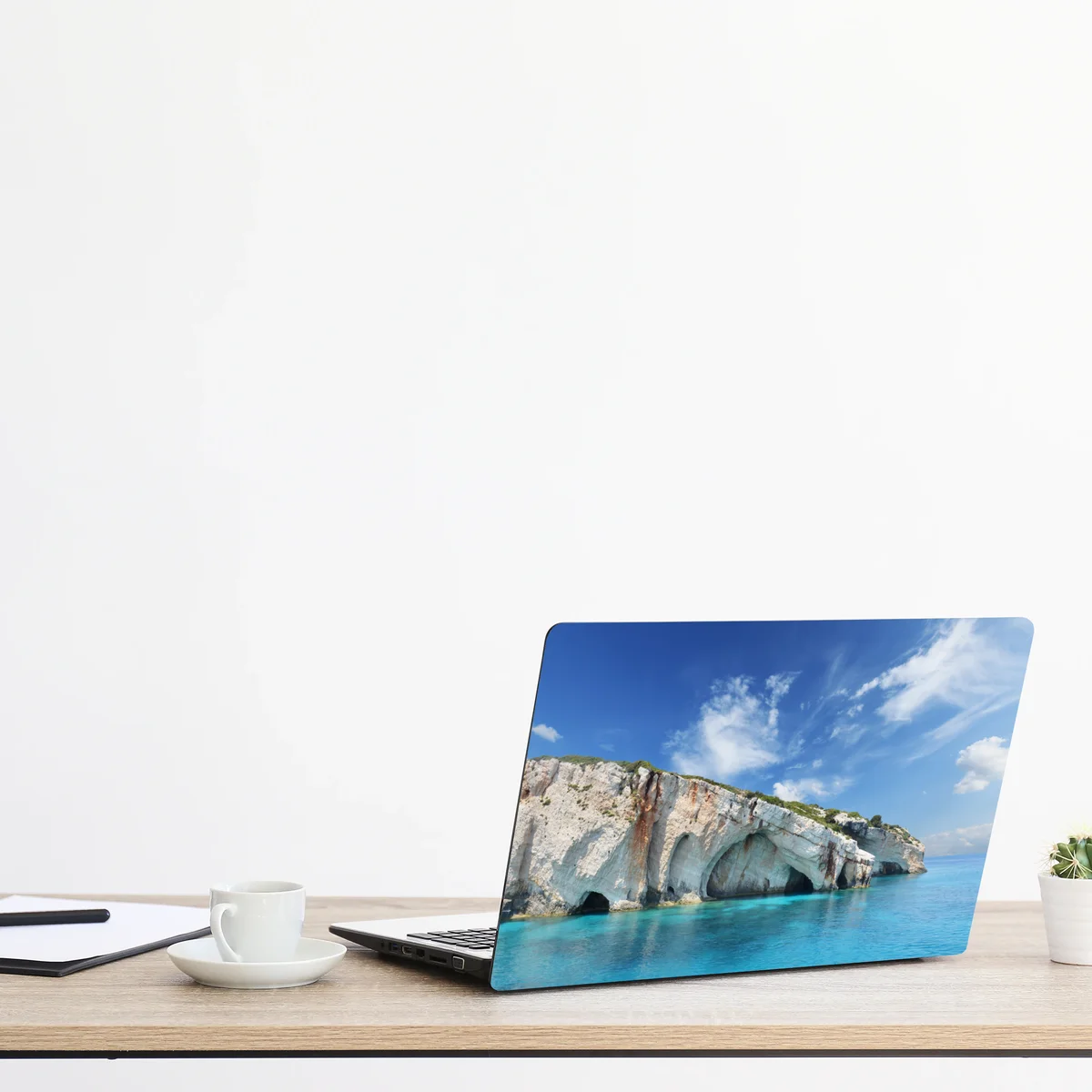 Laptop-Aufkleber blaue höhlen auf Zakynthos Laptop-Aufkleber blaue höhlen auf Zakynthos